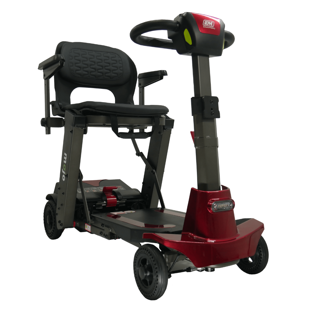 MOJO Lightweight Automatic Folding Travel Scooter - Airline Approved MJ101 - Open Box - Senior.com Mobility Scooters
